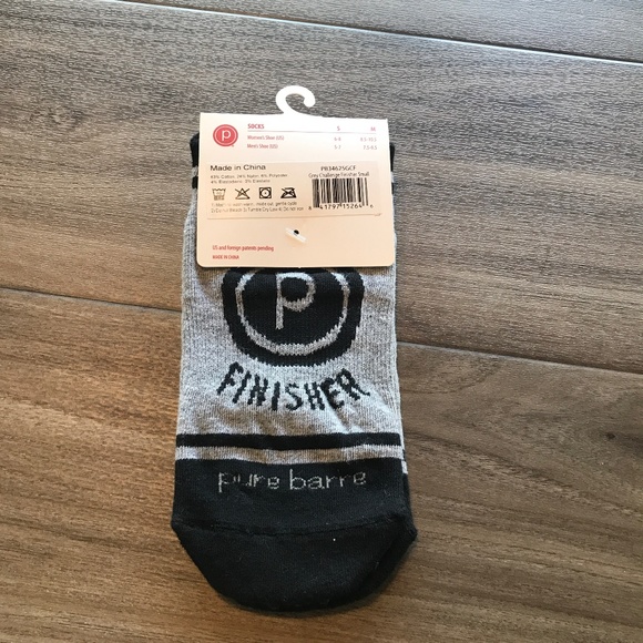 Pure Barre Challenge Finisher Sticky Socks | Size Small | New with Tags - Picture 2 of 3